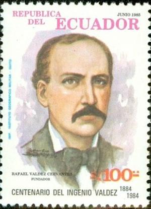 Colnect-2914-893-Rafael-Valdez-Cervantes-founder-of-the-refinery.jpg