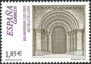 Colnect-594-542-800th-Anniversary-of-the-Cathedral-of-Lleida.jpg