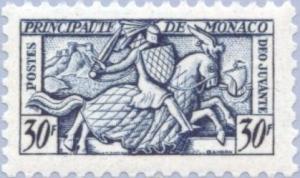 Colnect-147-572-Knight-in-armor-Seal-of-Prince-Rainier-III.jpg