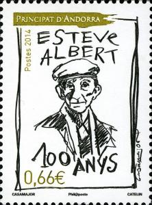 Colnect-6148-452-100th-anniversary-of-Esteve-Albert-s-birth.jpg