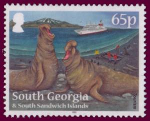 Colnect-1757-360-Southern-Elephant-Seal-Mirounga-leonina-Cruise-Ship.jpg