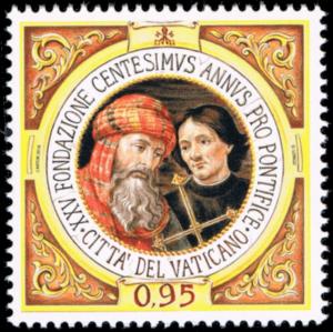 Colnect-5023-039-25th-Anniv-of-Centesimus-Annus-Pro-Pontifice-Foundatio.jpg