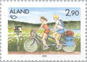 Colnect-160-736-Tourism---tandem-bicycle.jpg