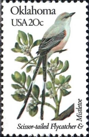 Colnect-4136-387-Oklahoma---Scissor-tailed-Flycatcher-Mistletoe.jpg