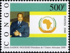 Colnect-5664-271-Dennis-Sassou-Nguesso--President-of-the-African-Union.jpg