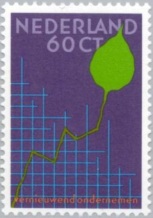 Colnect-175-841-Statistic-curve-and-leaf.jpg