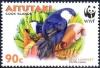 Colnect-2877-500-Blue-Lorikeets-Vini-peruviana-and-bananas.jpg