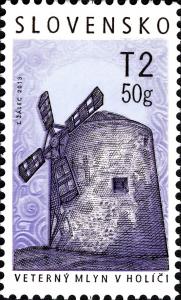 Colnect-1903-140-Historical-Mills---Windmills-in-Hol-iacute-%C4%8D.jpg