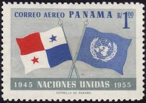 Colnect-2225-251-Flags-of-Panama-and-UNO.jpg