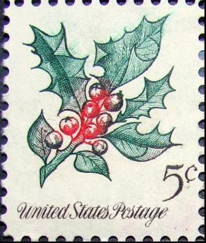 Colnect-3426-149-Christmas-1964-Holly-Ilex-opaca.jpg