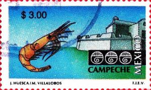 Colnect-3487-192-St-Michael-s-Fortress-Campeche--Shrimp.jpg