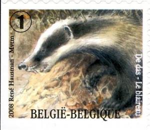 Colnect-576-049-European-Badger-Meles-meles---left--bottom-imperforate.jpg