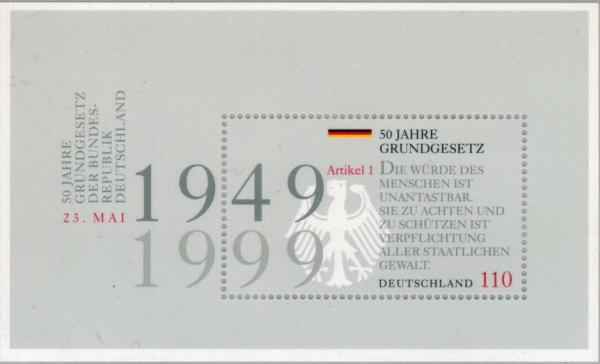 Colnect-154-384-50-years-German-Constitution.jpg