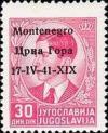 Colnect-1945-631-Yugoslavia-Stamp-Overprint--Montenegro-.jpg