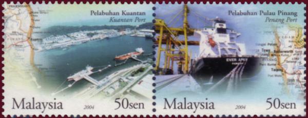 Colnect-2023-517-Kuantan-and-Penang-ports.jpg