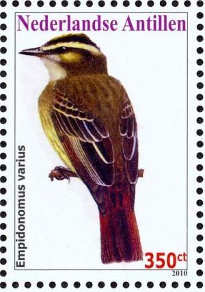 Colnect-3933-751-Variegated-Flycatcher%C2%A0%C2%A0%C2%A0%C2%A0Empidonomus-varius.jpg