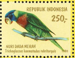 Colnect-693-453-Red-collared-Lorikeet-Trichoglossus-haematodus-rubritorquis.jpg