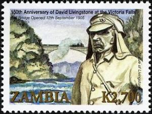 Colnect-3051-613-David-Livingstone-at-Victoria-Falls-150th-Anniversary.jpg