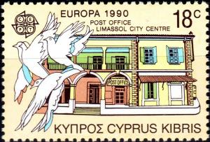 Colnect-6167-407-EUROPA-CEPT-1990---Post-Offices---Limassol-City-Centre-Post-.jpg