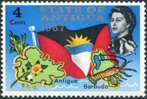 Colnect-1265-305-State-Flag-of-Antigua-and-Barbuda-Maps---Spiny-Lobster.jpg