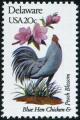 Colnect-5097-006-Delaware---Blue-Hen-Chicken-Peach-Blossom.jpg