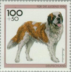 Colnect-154-126-F%C3%BCr-die-Jugend-Hunde-Bernhardiner.jpg