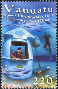 Colnect-5980-690-Clerk-at-CounterSwimmer-Near-Mail-Box.jpg