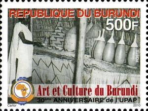 Colnect-958-920-30th-Anniversary-of-UPAP---Arts-and-Culture-in-Burundi.jpg