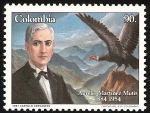 Colnect-2806-648-A-Mart%C3%ADnez-Mutis-1884-1954-Andean-Condor-.jpg