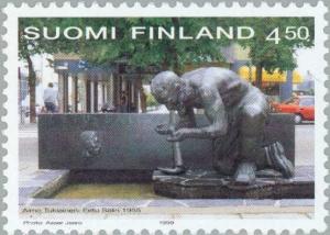 Colnect-160-504-Monument-to-Eetu-Salin-founder-Aimo-Tukiainen.jpg