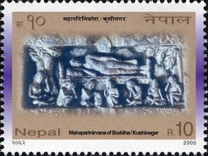 Colnect-550-636-Mahaparinirvana-of-Buddha-Kushinagar.jpg