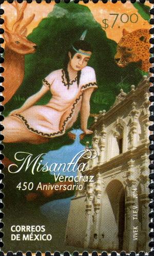 Colnect-3069-133-450th-Anniversary-Misantla-Veracruz.jpg