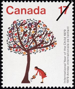 Colnect-1190-095--quot-Child-watering-tree-of-life-quot-.jpg