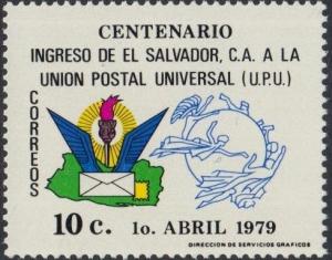 Colnect-3191-801-100-years-member-in-UPU.jpg