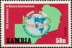 Colnect-2642-703-Anniversary-emblem-on-map-of-Zambia.jpg