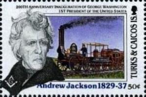 Colnect-5473-465-Andrew-Jackson-and-Railway-Locomotive--quot-De-Witt-Clinton-quot-.jpg