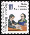 Colnect-4994-175-Bolivar-and-Rodr%C3%ADguez-reading.jpg