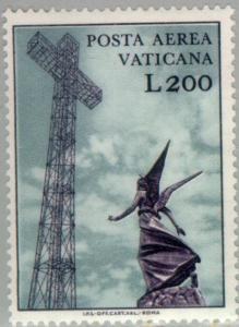 Colnect-150-919-Radio-mast-and-St-Gabriel-s-statue.jpg