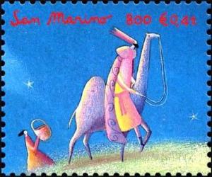 Colnect-1053-957-Woman-with-basket-and-Magus-on-camel.jpg