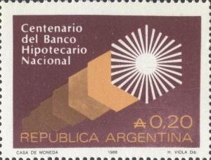 Colnect-1633-475-100-years-of-Banco-Hipotecario-Nacional.jpg