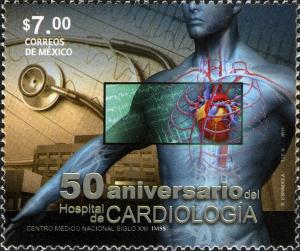 Colnect-4184-751-50-YEARS-OF-CARDIOLOGY-CENTER-HOSPITAL_IMSS-XXI-Century-Nati.jpg