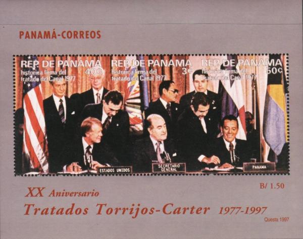 Colnect-4774-106-Gen-Torrijos-and-Pres-Carter-Signing-Panama-Canal-Treaties.jpg