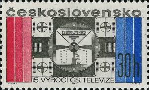 Colnect-438-397-15-years-Czechoslovakian-Television.jpg