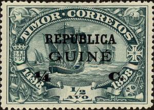 Colnect-2826-158-Fleet-of-Vasco-da-Gama-on-the-run---on-Timor-stamp.jpg