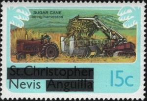 Colnect-4601-745-Sugar-cane-harvesting---overprinted.jpg