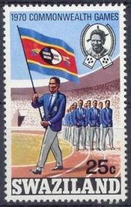 Colnect-1706-362-Parade-of-Swaziland-team-with-flag-bearer.jpg