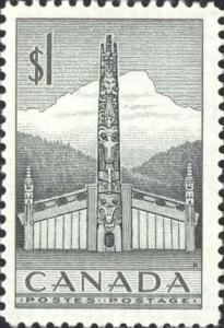 Colnect-3694-944-Pacific-Coast-Indian-House-and-Totem-Pole.jpg