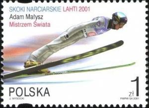 Colnect-2819-873-Adam-Malysz-ski-jumper-inscribed--quot-Mistrzem-Swiata-quot-.jpg