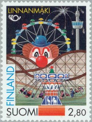 Colnect-160-308-Amusement-Park-Linnanm-auml-ki--amp--Clown.jpg