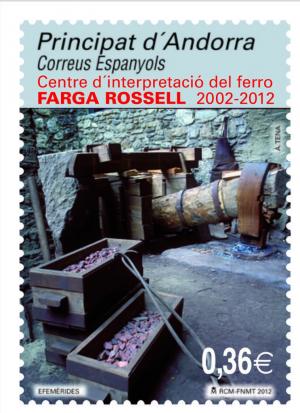 Colnect-974-562-10th-anniversary-of-the-Museum-of-Ironworking--Farga-Rossell.jpg